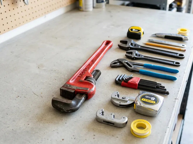 Professional plumbers in Seward, KS equipped with top-tier tools for residential and commercial plumbing services.